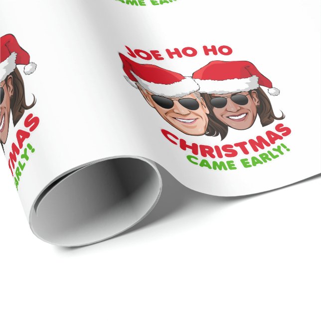 JOE HO HO - CHRISTMAS CAME EARLY WRAPPING PAPER (Roll Corner)