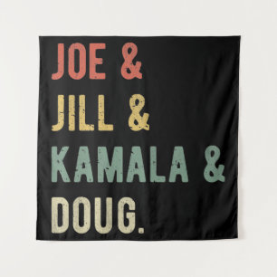 Joe & Jill & Kamala & Doug I Tapestry