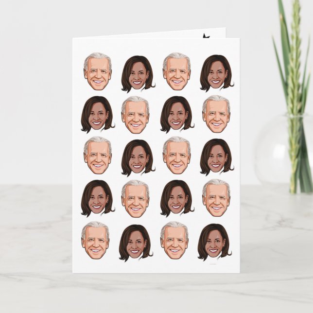 Joe & Kamala Celebration Card (Front)