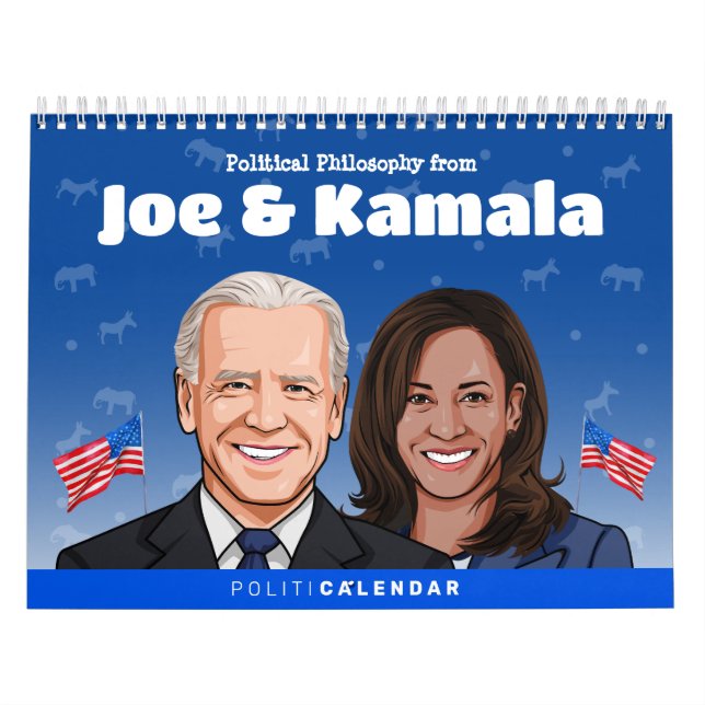 Joe & Kamala Political Humour Calendar (Cover)