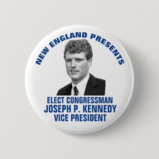 Joe Kennedy for Vice President 6 Cm Round Badge (Front)