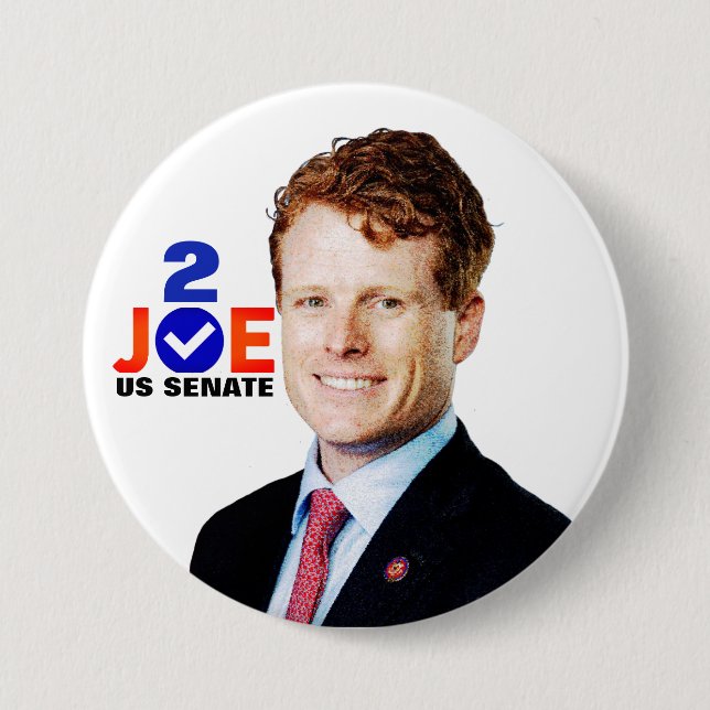 Joe Kennedy US Senate 2020 7.5 Cm Round Badge (Front)