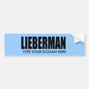 JOE LIEBERMAN BUMPER STICKER