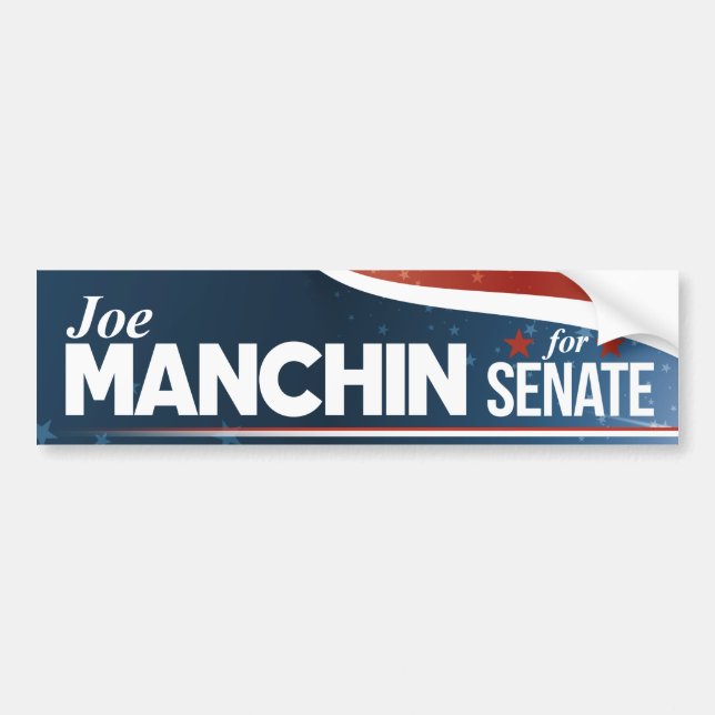 Joe Manchin for Senate Bumper Sticker (Front)
