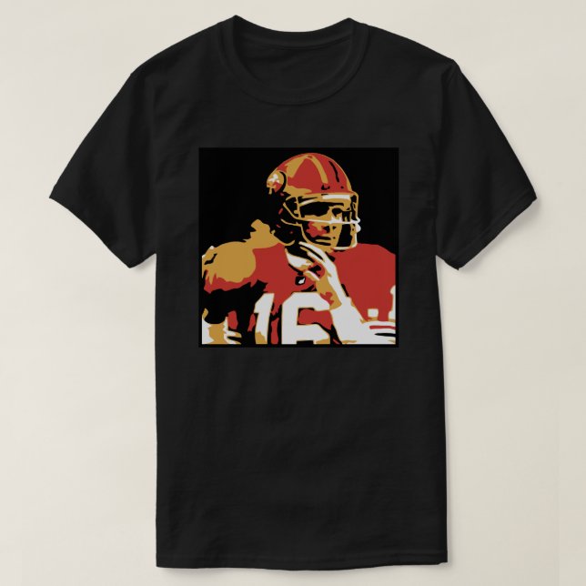 Joe Montana "The GOAT" T-Shirt (Design Front)