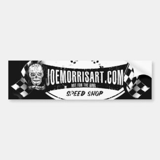Joe Morris Art Speed Shop Bumper Sticker