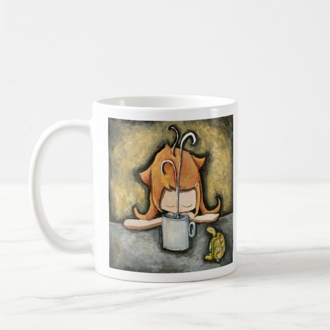 "joe" - ninjagrl coffee mug (Left)