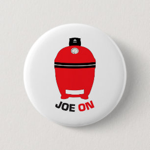 Joe On Red Bbq Grilling Low And Slow Kamado Charco 6 Cm Round Badge