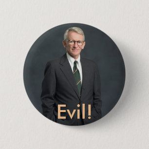 joe riley, Evil! 6 Cm Round Badge