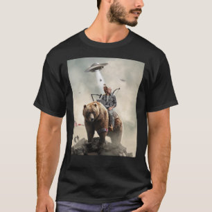Joe Rogan Riding A Bear (+ Aliens) Essential T-Shi T-Shirt