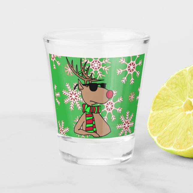 Joe Rudolph Cool  Shot Glass (Front)