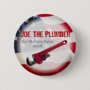 Joe the Plumber for McCain Button