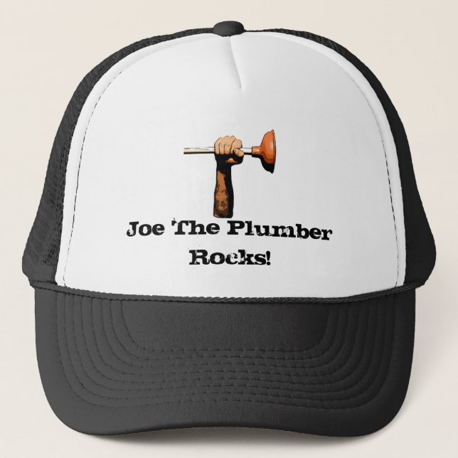 Joe The Plumber Rocks! Trucker Hat (Front)