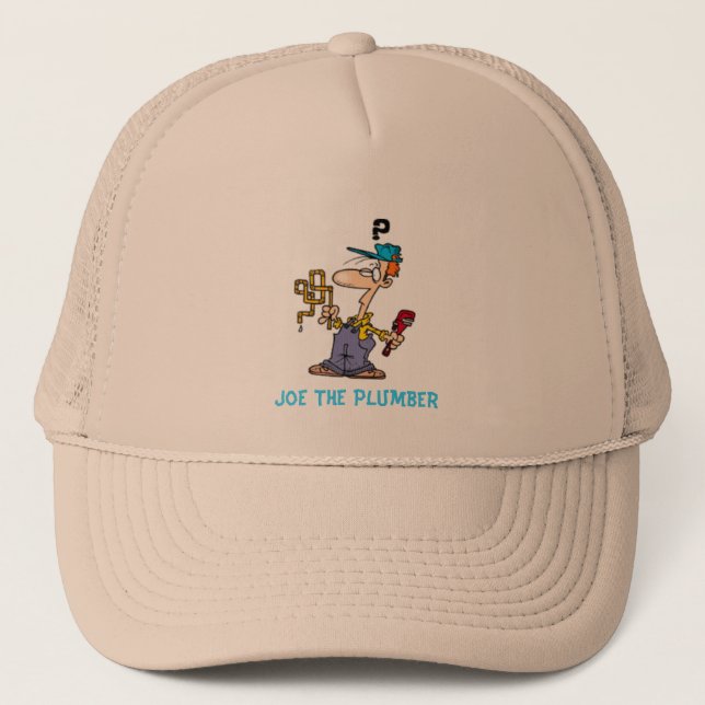 Joe The Plumber Trucker Hat (Front)