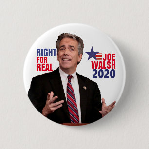 Joe Walsh for President 2020 6 Cm Round Badge