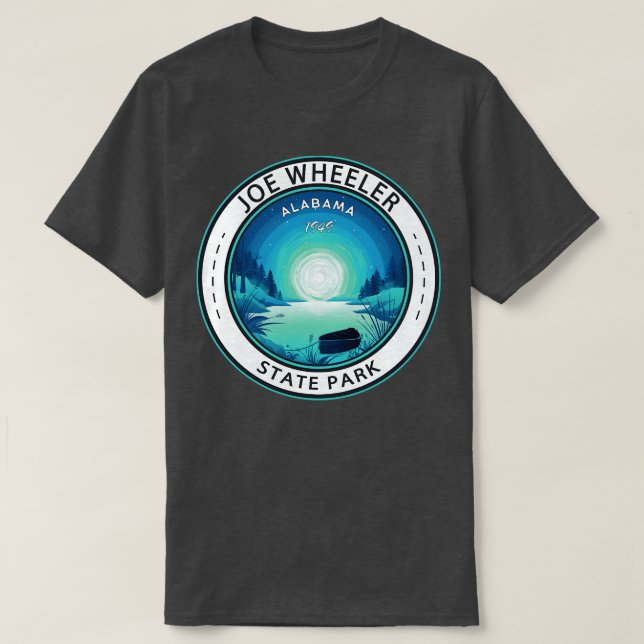 Joe Wheeler State Park Alabama Badge TShirt (Design Front)