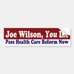 Joe Wilson, You Lie Bumper Sticker
