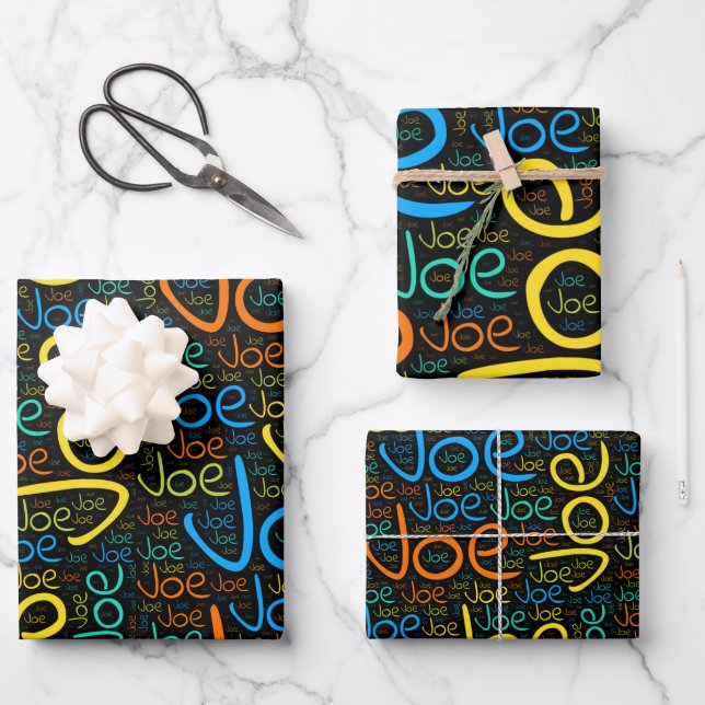 Joe Wrapping Paper Sheet (Front)