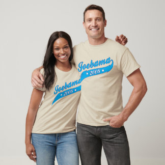 Joebama Obama Biden Retro Style Blue Graphic Shirt