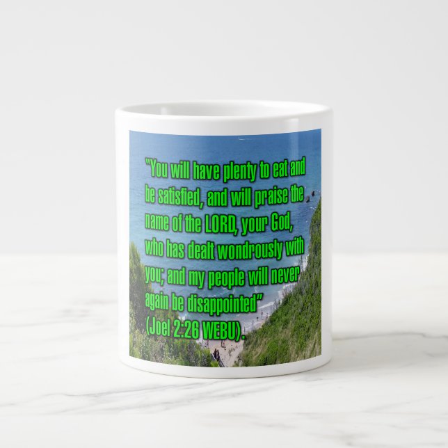 Joel 2:26 WEBU Mug (Front)