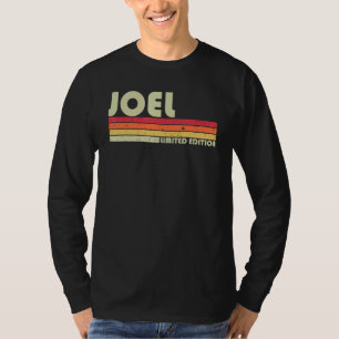 JOEL Gift Name Personalised Funny Retro Vintage Bi T-Shirt
