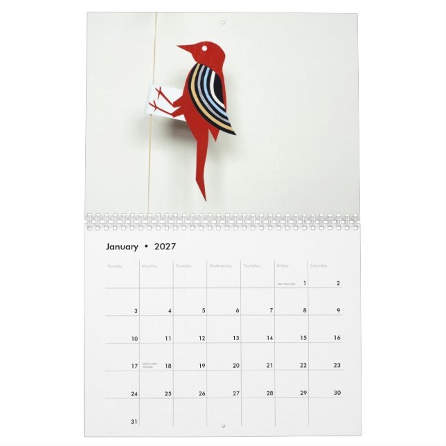 Joel Henriques 2011 Modern Toy Calendar (Jan 2027)