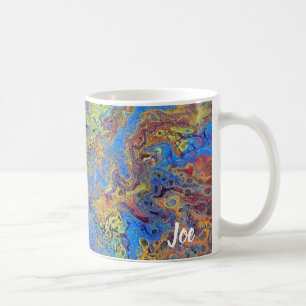 Joe's Abstract Art - Radical Islands- Coffee Cups