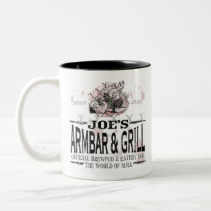 Joe's Armbar & Grill MMA Gear Two-Tone Coffee Mug