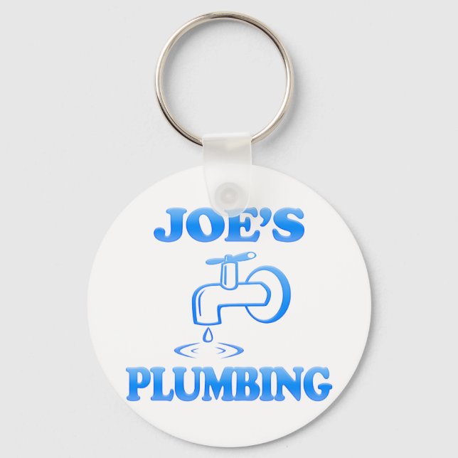 Joe's Plumbing Key Ring (Front)