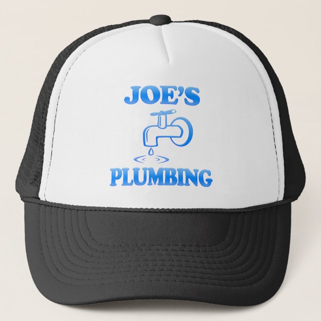 Joe's Plumbing Trucker Hat (Front)