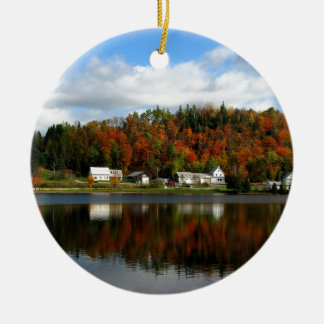 Joe's Pond - Danville, Vermont Ceramic Tree Decoration