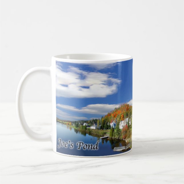 Joe's Pond, West Danville, Vermont Coffee Mug (Left)