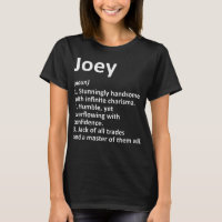 JOEY Definition Personalised Name Funny Birthday G