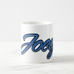 Joey First Name Name blue Tasse Kaffeetasse Coffee Mug