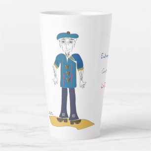 'Joey' - Live Your Wisdom (M) Latte Mug