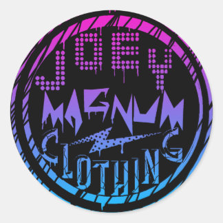 Joey Magnum Clothing Classic Round Sticker