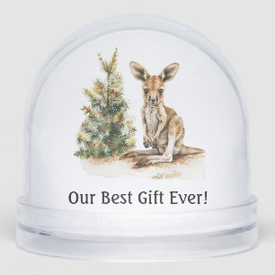 Joey's First Christmas, custom Snowglobe