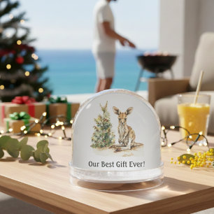 Joey's First Christmas, custom Snowglobe