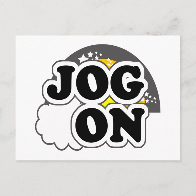 Jog On Postcard (Front)