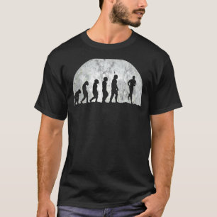 Jogging Evolution Evolution Of Man Sports Runners T-Shirt