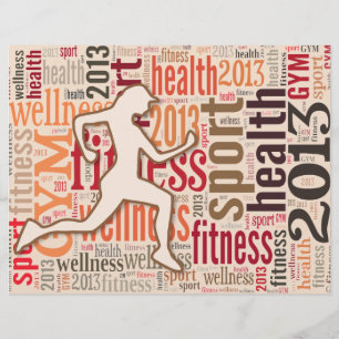 Jogging girl flyer