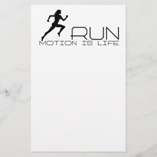 Jogging girl flyer