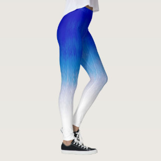 Jogging Royal Blue Ice Rain Design Leggings