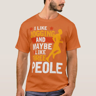 Jogging run runners at marathon gift for sport amp T-Shirt