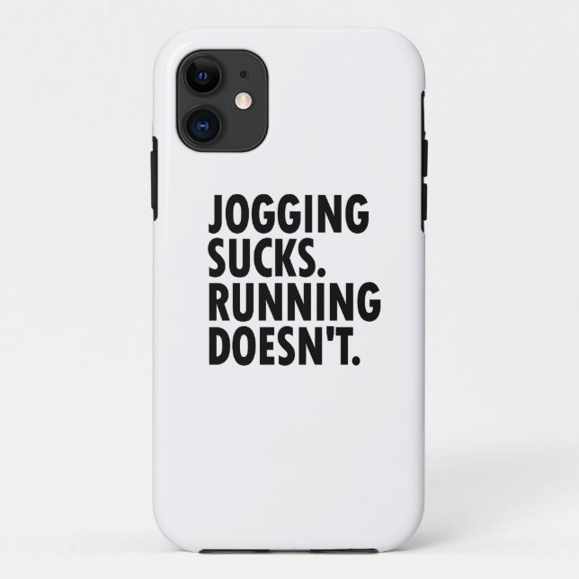 Jogging Sucks. Running Doesn't. Case-Mate iPhone Case (Back)