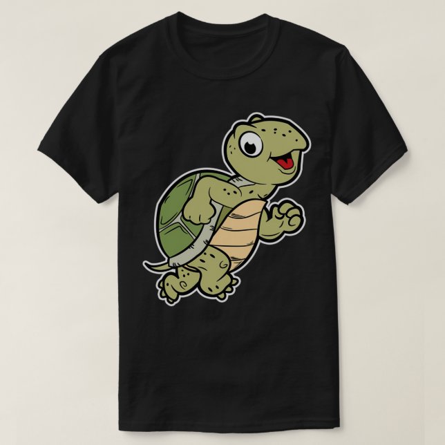 Jogging Turtle T-Shirt (Design Front)