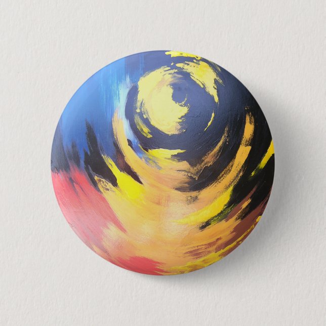 Jogo com fogo 6 cm round badge (Front)