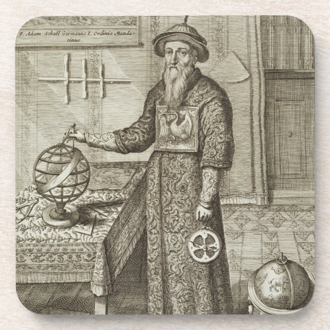 Johann Adam Schall von Bell (1591-1666) from 'Chin Coaster (Front)