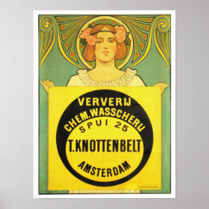Johann Georg van Caspel Art Nouveau Poster