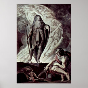 Johann Heinrich Fusel- Tiresias appears to Ulysses Poster